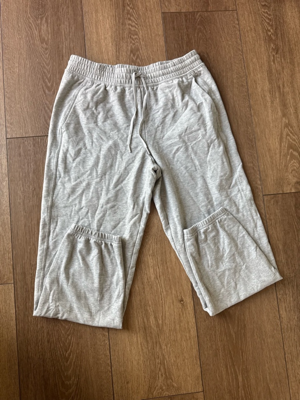 Athleta Light Gray Women's Knit Jogger Pants